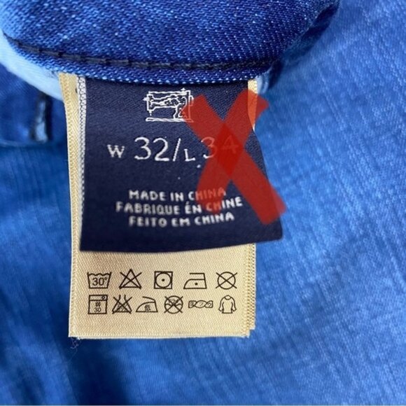 Scotch Soda Ralston Men’s indigo Blue Jeans Size 32 Slim Straight Button Fly - Picture 10 of 14
